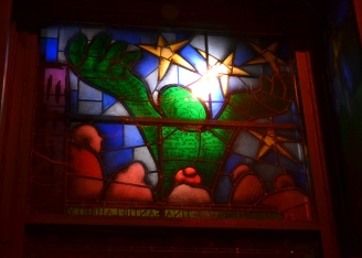 Stained glass window on W. 22nd St.